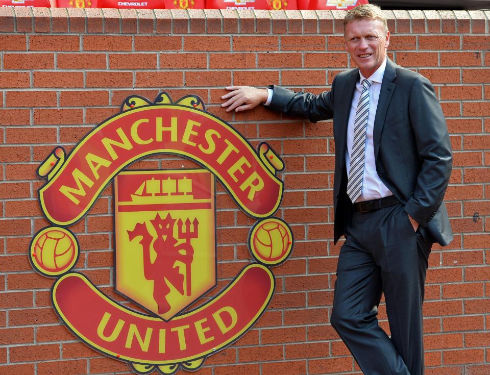  David Moyes was given huge task of replacing Sir Alex Ferguson in 2013