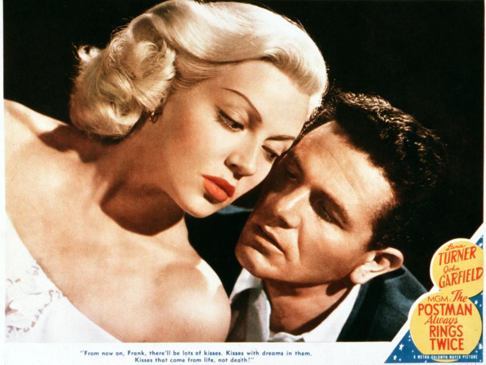 Turner in the promotional poster for The Postman Always Rings Twice