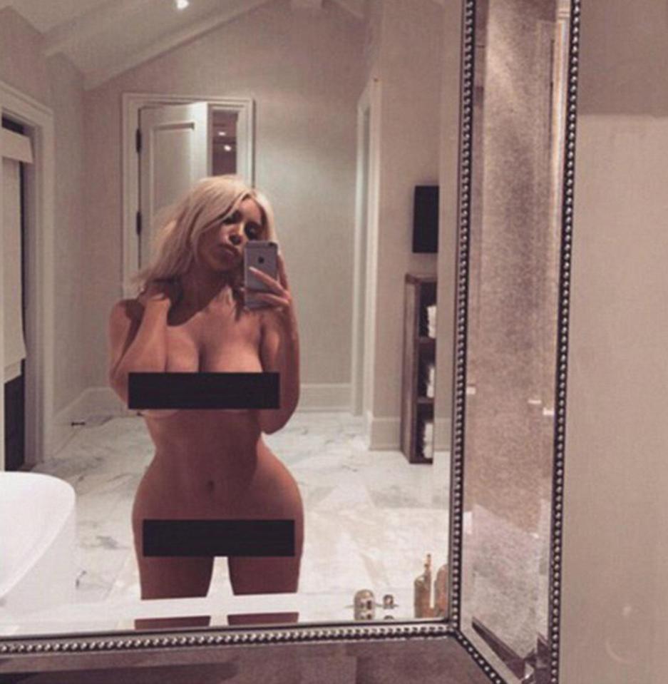  Her references the reality star's love of topless selfies