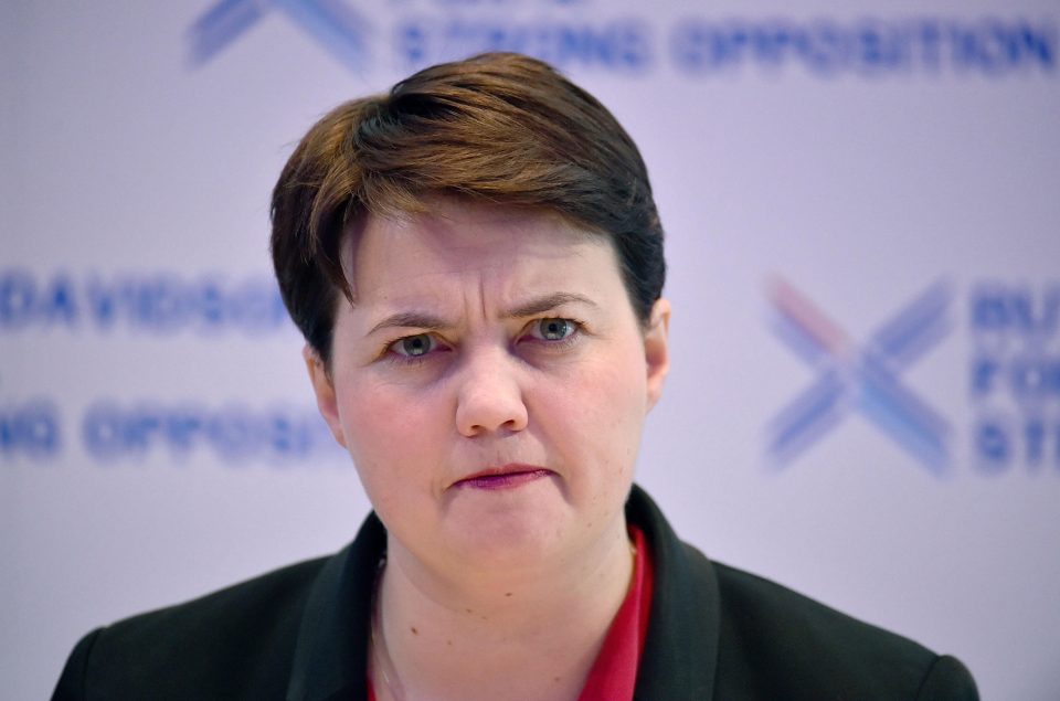  Ruth Davidson has hit out at the SNP for not focusing on governing Scotland