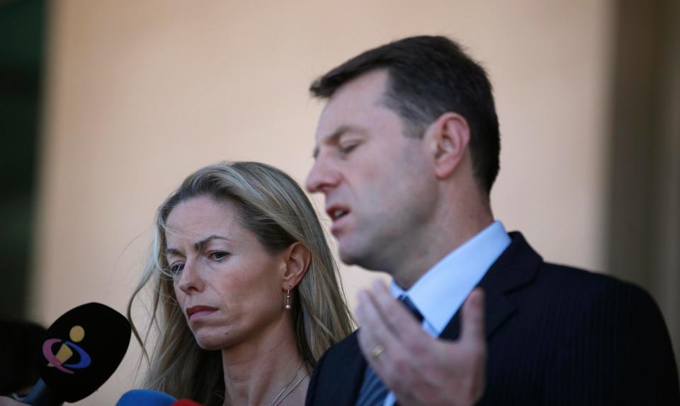  The McCanns have been targeted over the past few weeks by online trolls and minor celebs