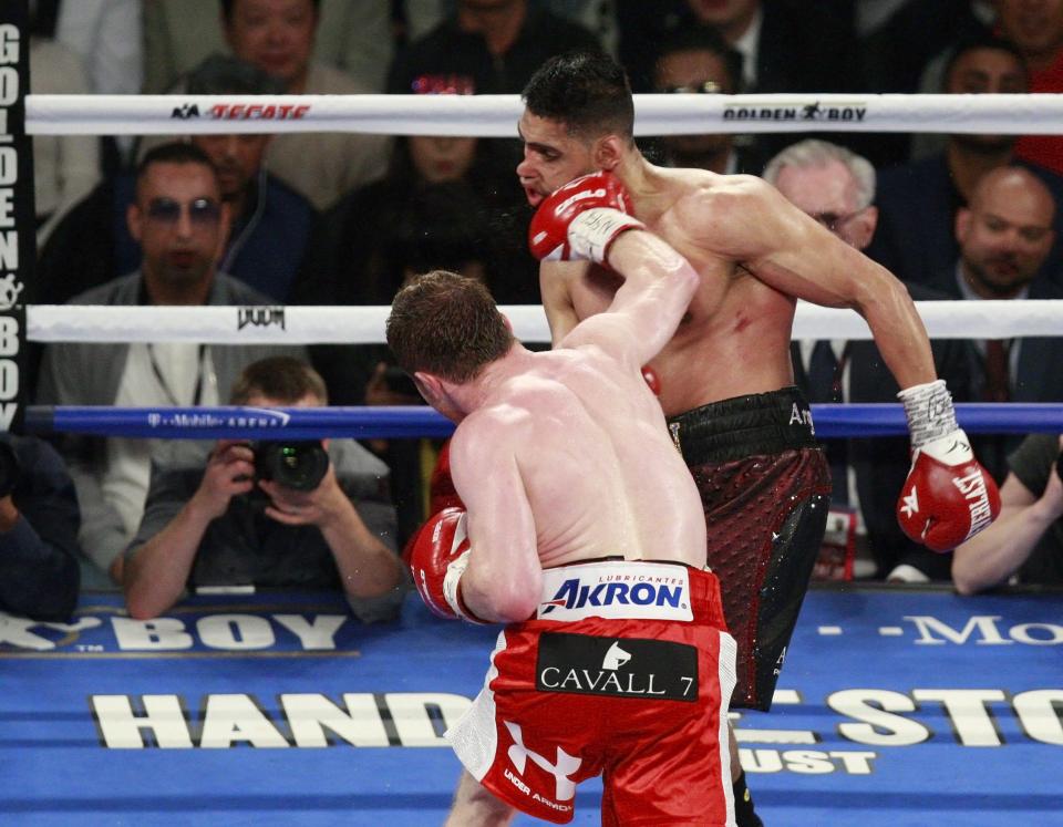 Amir Khan's last fight saw him knocked out in the sixth round against Saul 'Canelo' Alvarez