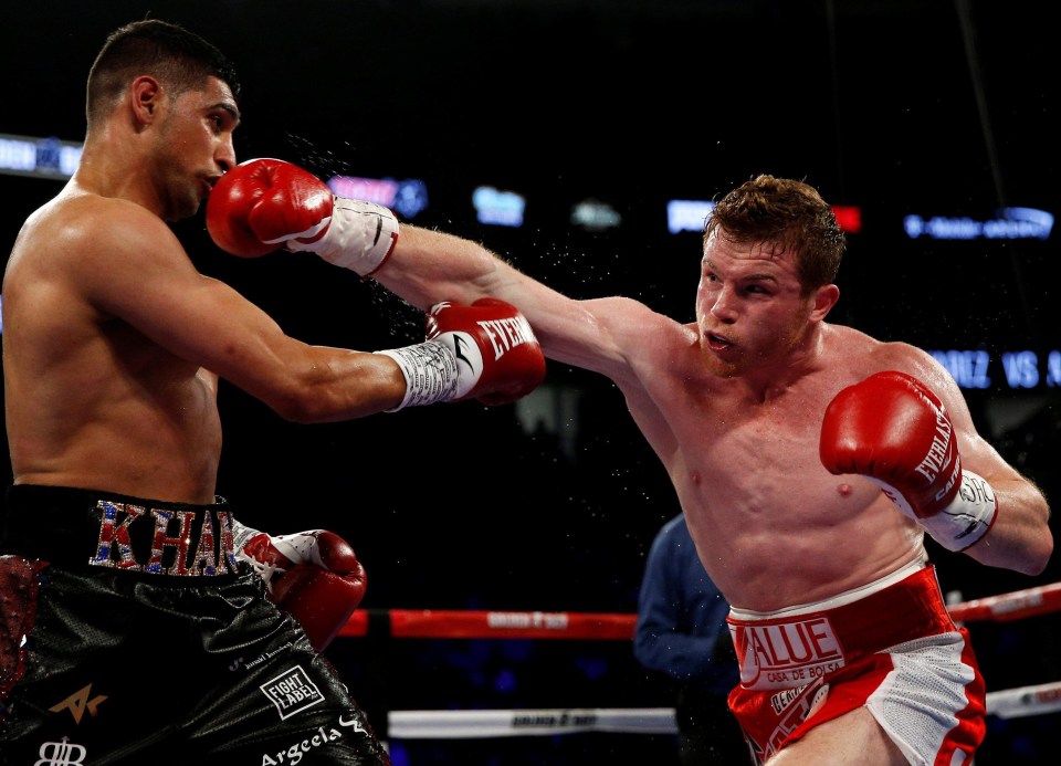 Khan was beaten by Canelo Alvarez last time out