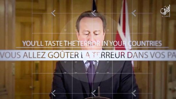  Former PM David Cameron features prominently in the video