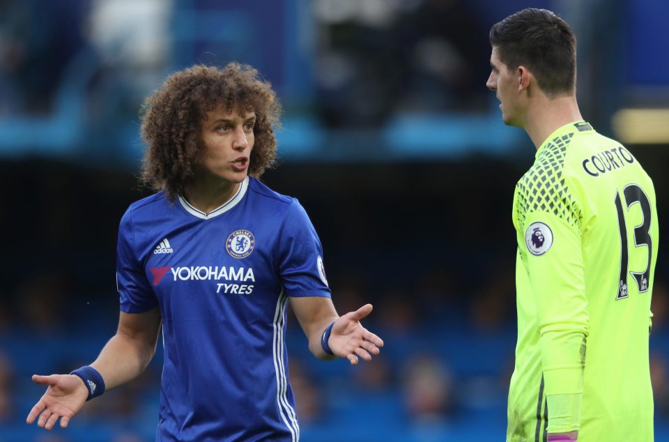  Maybe Courtois is jealous of his Chelsea team-mate Luiz for his free-kicks