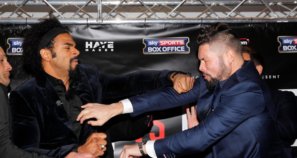  The grudge fight between Haye and Bellew was in doubt after Haye took a mystery trip to Munich