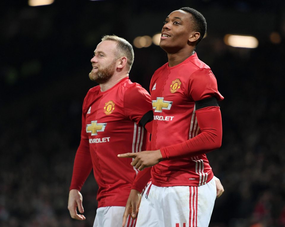 Wayne Rooney and Anthony Martial have both been ruled out of the second leg with FC Rostov