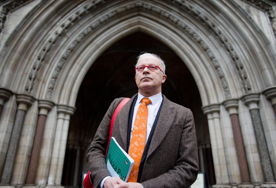  Tank-chasing lawyer Phil Shiner declared bankruptcy on Tuesday after being struck off