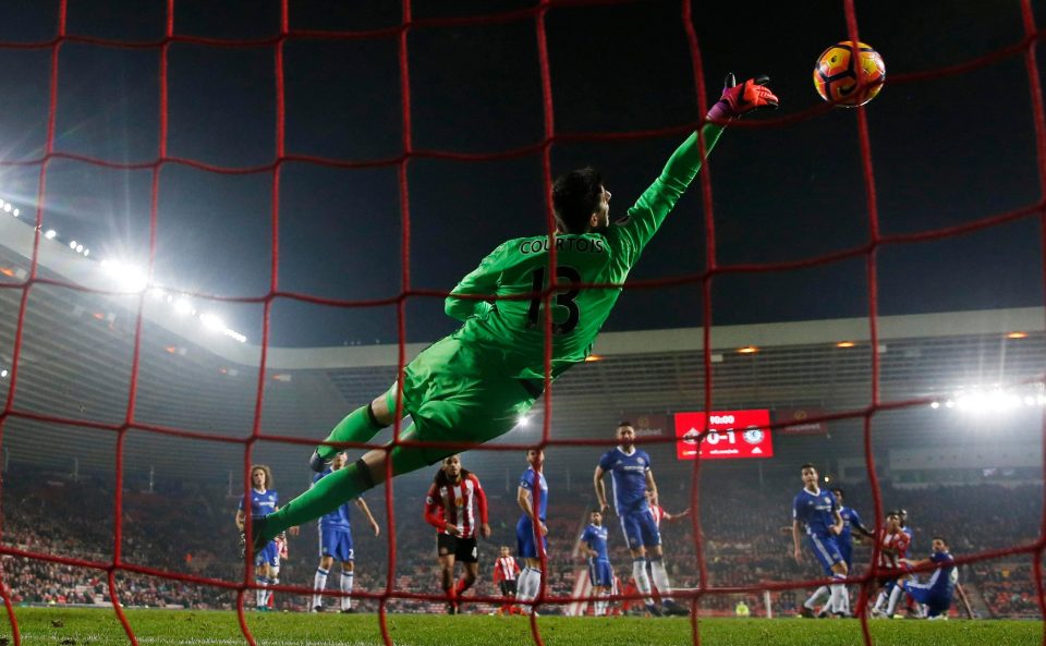  Courtois reckons he should be taking free-kicks and not just saving shots himself