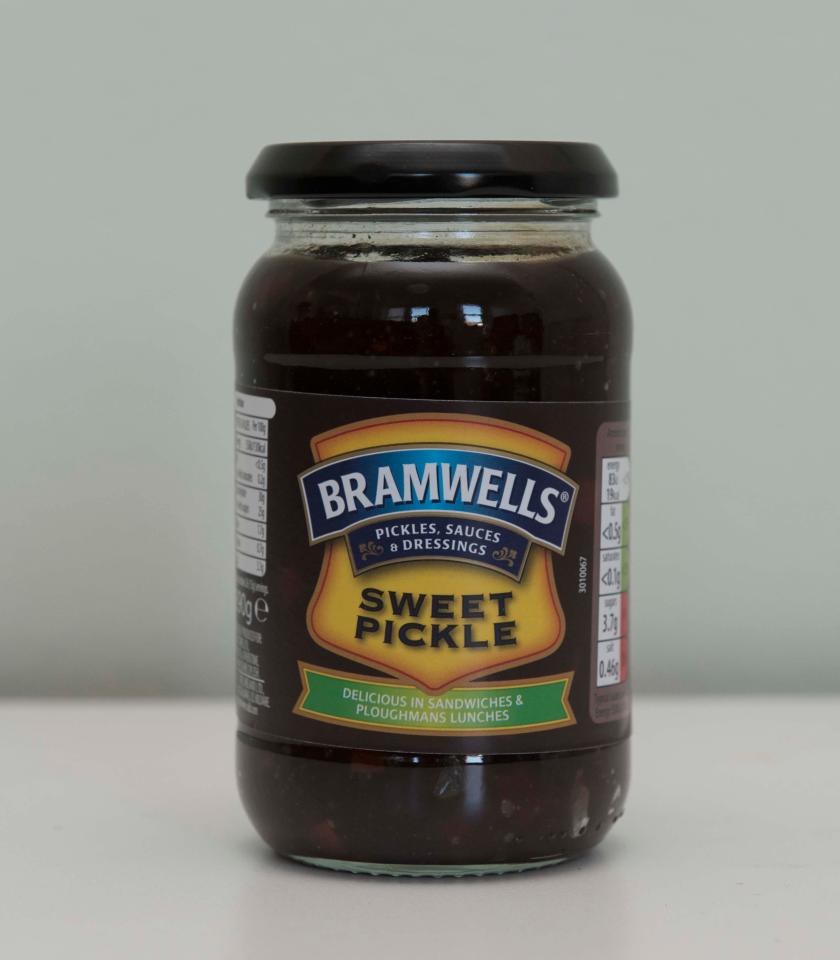  Aldi’s Bramwells speciality ploughman’s chutney is just 99p for a 295g jar