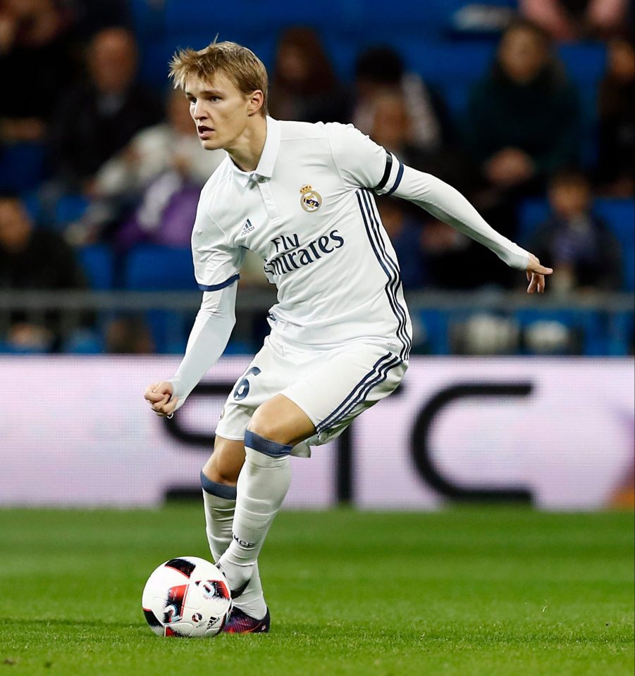 Real Madrid ace Martin Odegaard finished in the top 10