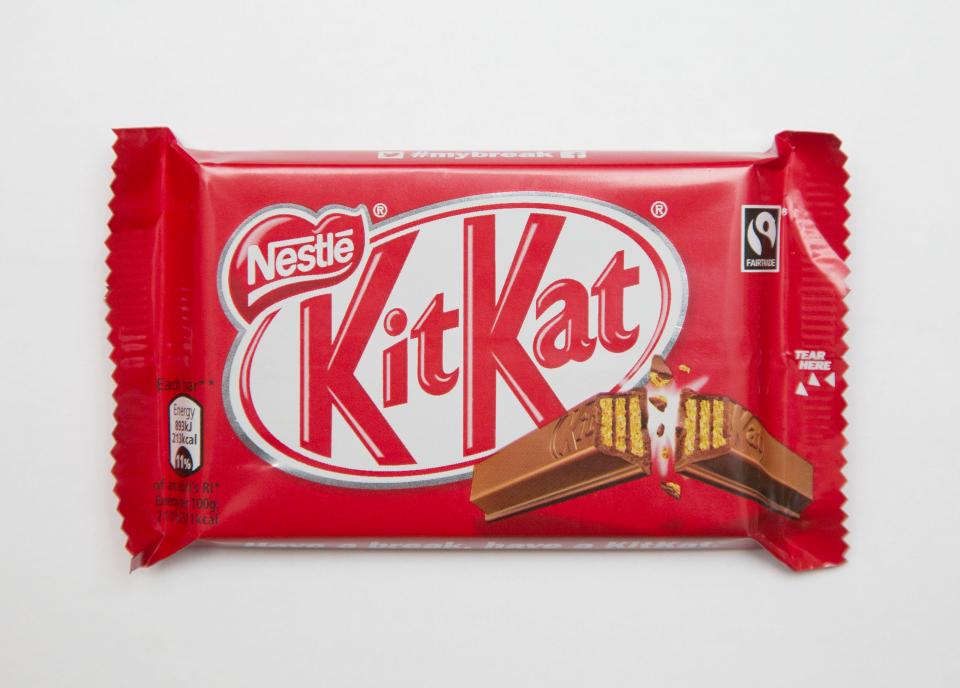  The new lower sugar KitKat will hit shelves next week