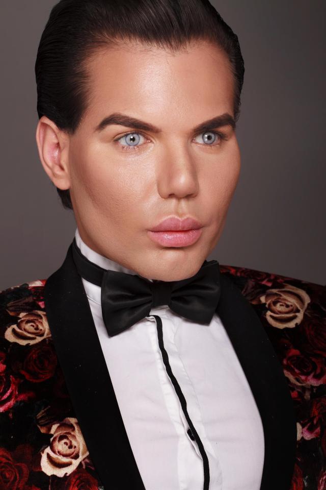  Rodrigo Alves, who has been dubbed the 'human Ken doll' is set to overtake Cindy's record for the most cosmetic surgeries