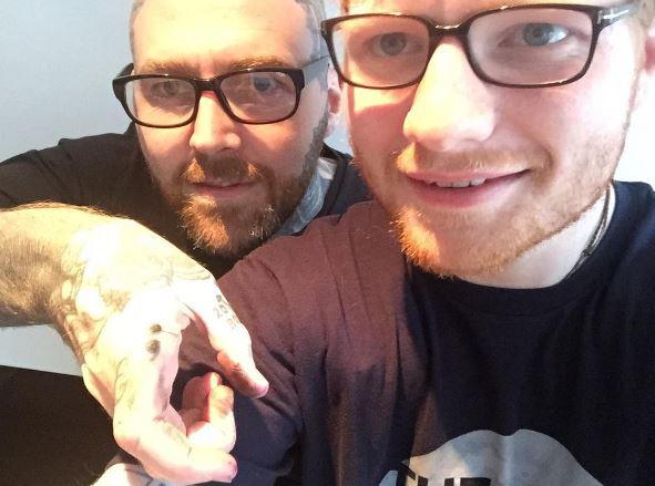  Ed Sheeran’s tattoo artist Kevin Paul has been lined up for Celebrity Big Brother