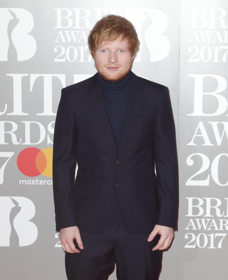  Back to his best . . . Ed Sheeran performed at this years Brit Awards