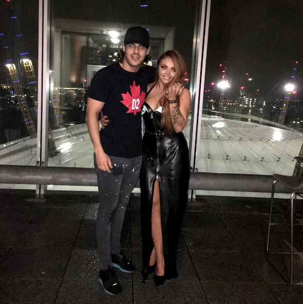 Little Mix star Jesy Nelson and Towie's Chris  sparked rumours they were dating with this snap