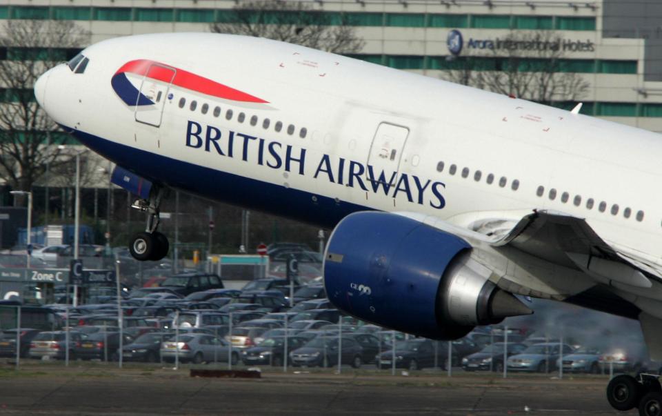  BA will be trying out the money-saving measure on Gatwick flights