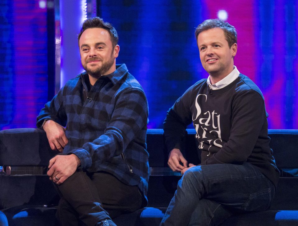  Saturday Night Takeaway presenters Ant and Dec were beaten to the top spot