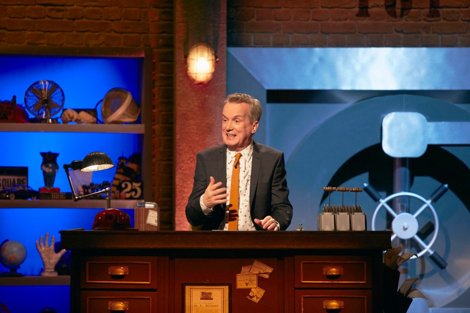 Frank Skinner presenting Room 101