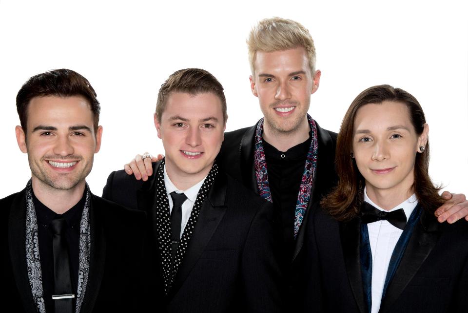  Collabro is now comprised of Michael Auger, Matt Pagan, Jamie Lambert and Thomas Redgrave