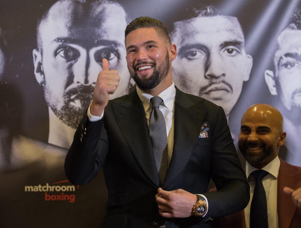  Joshua hopes Bellew (above) lands a 'Haymaker' on the former WBA champ