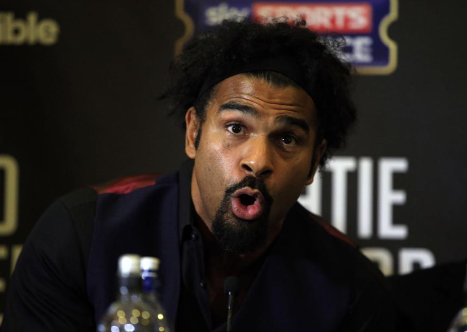  Haye has recently talked up a fight with Joshua