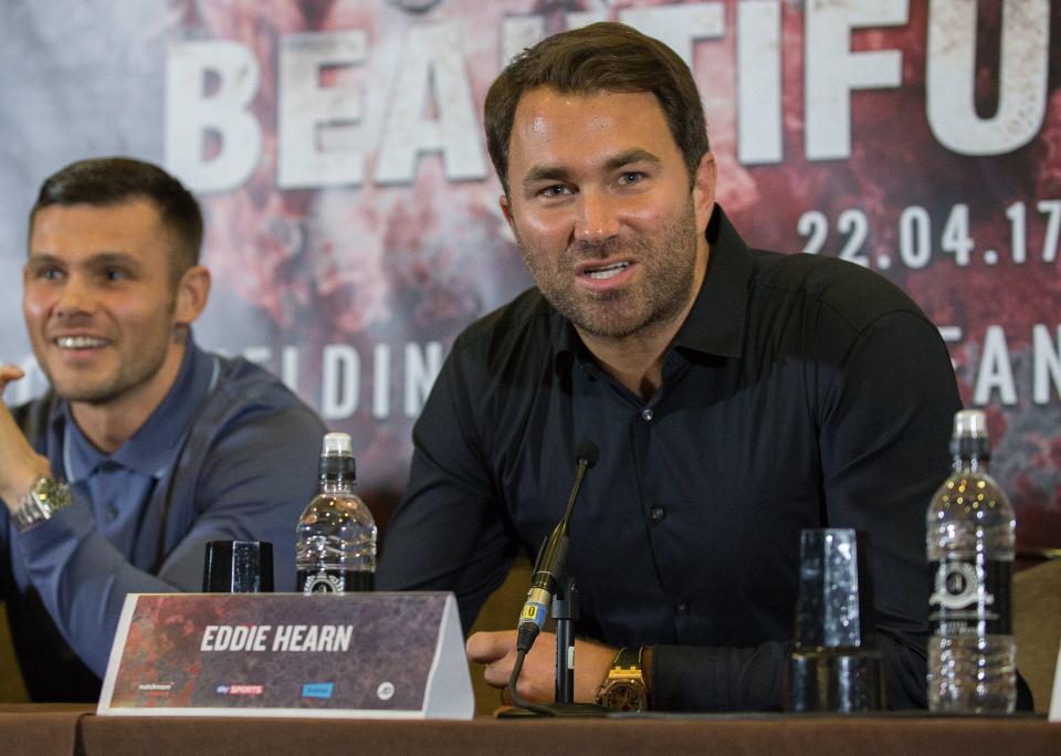  Eddie Hearn insists David Haye WILL be fit to fight Tony Bellew on Saturday