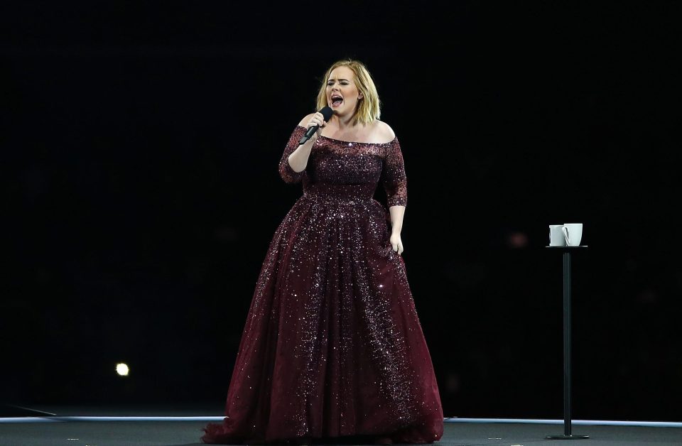  Adele confirmed her marriage during the show