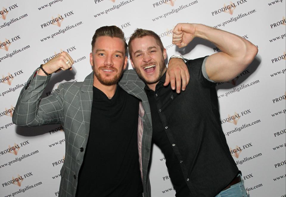  Austin Armacost also met up with Jamie O'Hara at the bash