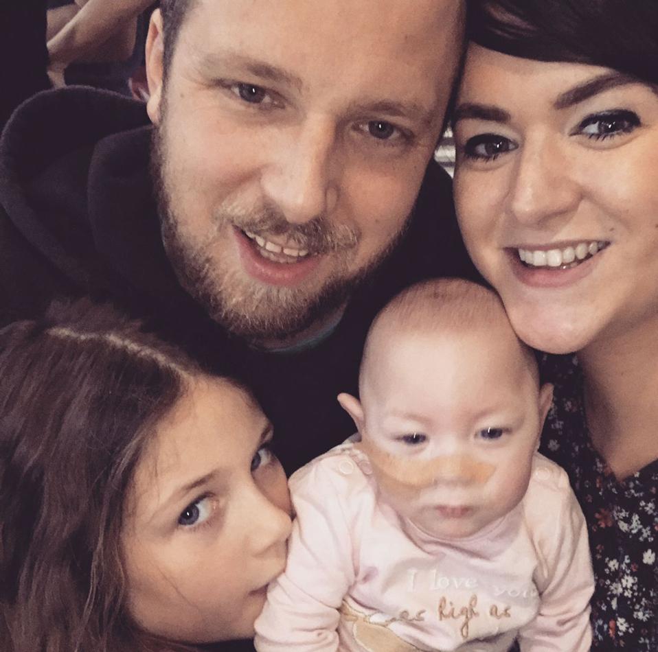 Life will never been the same for dad Andrew, mum Shelley and sister, Chloe, as Isabel needs round-the-clock care