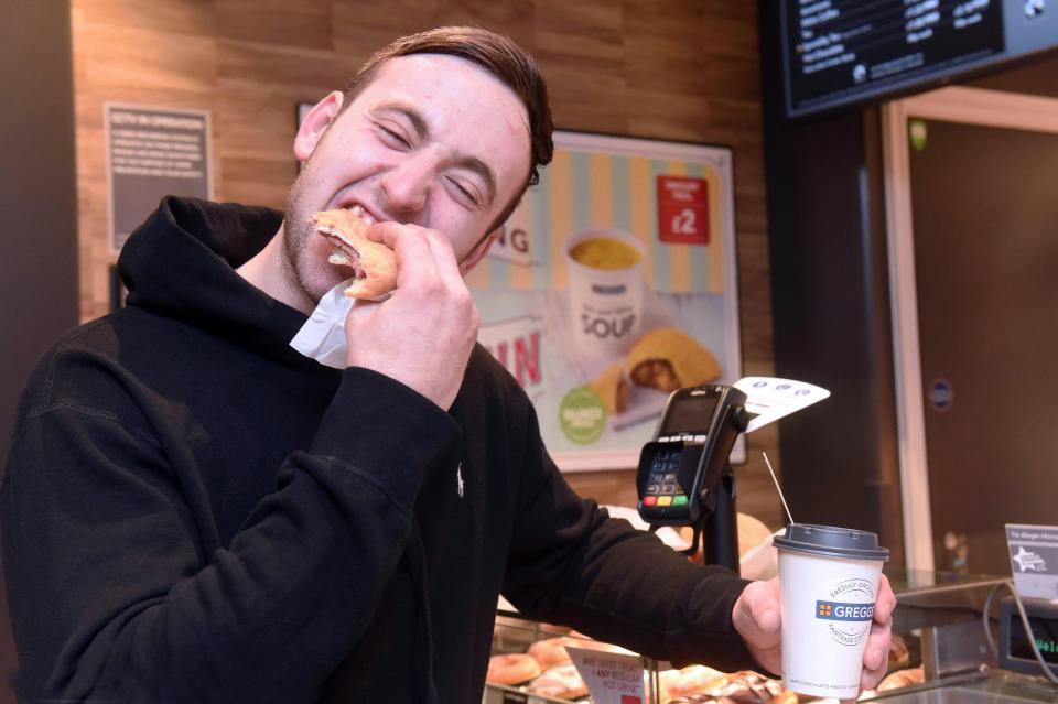 Plumber Josh Weeks claims bakery store Greggs is like his 'religion'