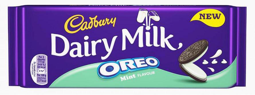  Customers can also buy an Oreo Mint bar from supermarkets