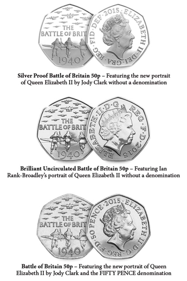  Three different designs of the 50p coin were produced, leading many to believe it was an error