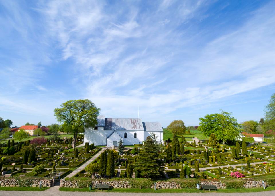  Place of worship . . . The church of Jelling is one of Denmark's most important historical sites