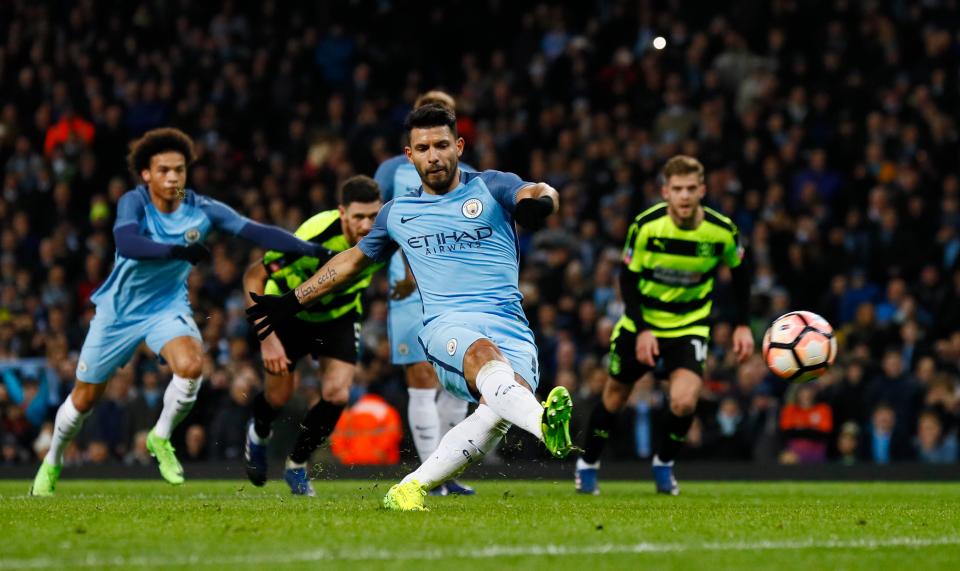 Sergio Aguero then turned the score on its head just five minutes later