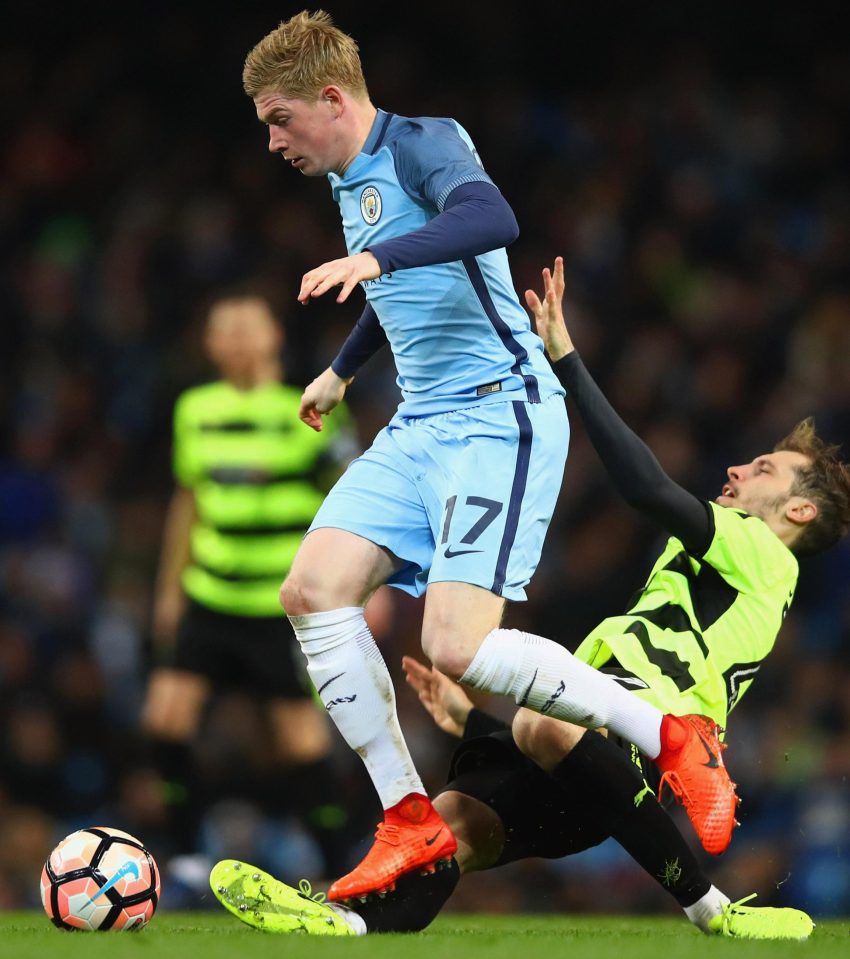 Kevin de Bruyne...brilliant going forward