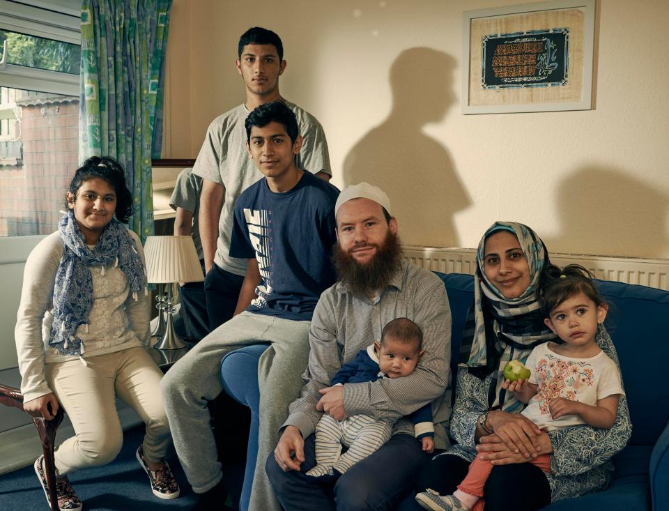  White ‘revert’ Abdul used to be called Shaun before converting to Islam six years ago. After marrying a Muslim woman from Pakistan, he now finds himself a stepdad to a daughter and two teenage sons