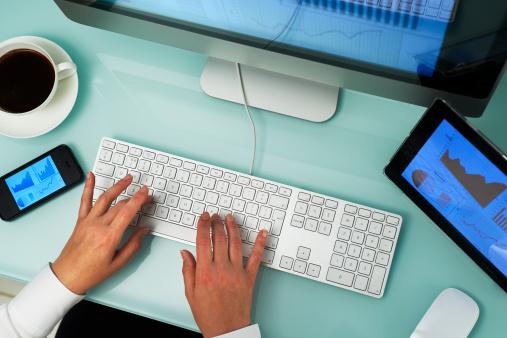 Your keyboard holds all the germs you have encountered in the day and, even worse, the germs of other people if you work in a hot-desking office