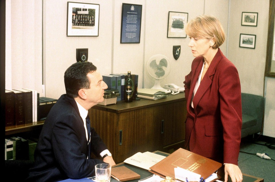 The character Jane Tennison worked under Detective Chief Superintendent Mike Kernan (pictured) who was played by John Benfield