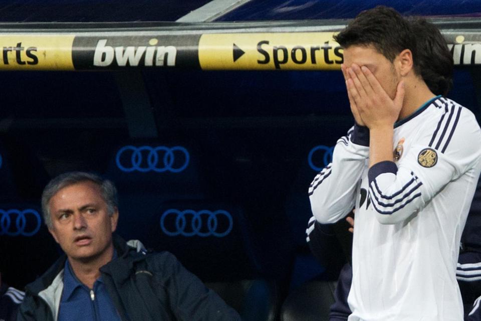 The book details a fight between Ozil and and Jose Mourinho while they were at Real Madrid