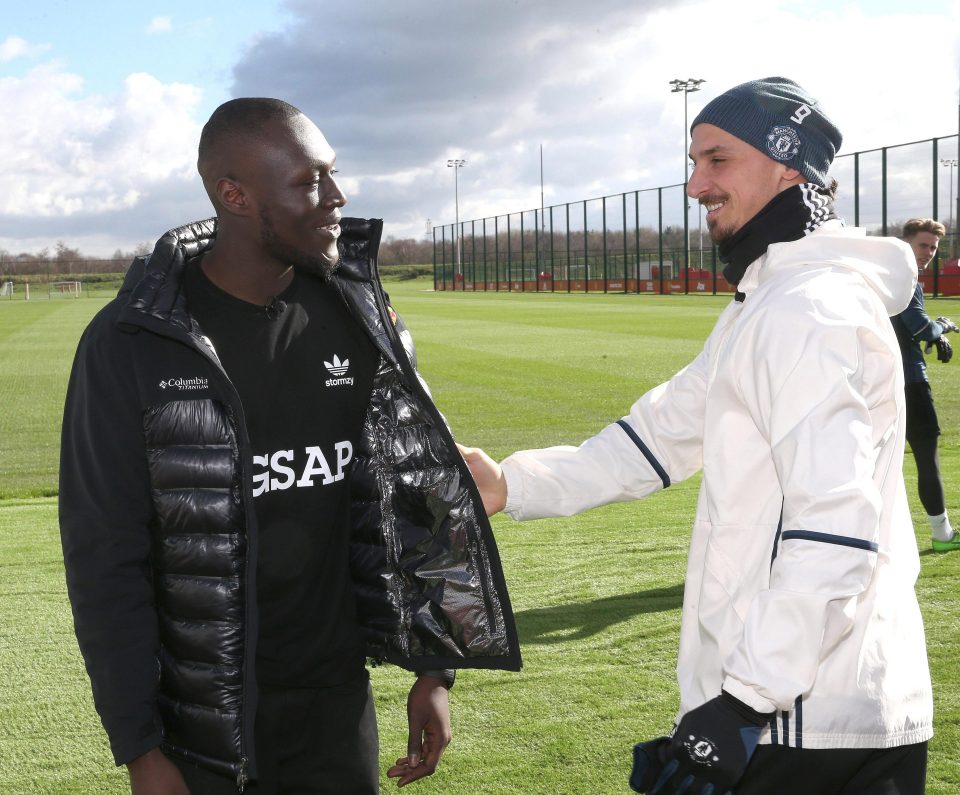  Stormzy meets Zlatan Ibrahimovic