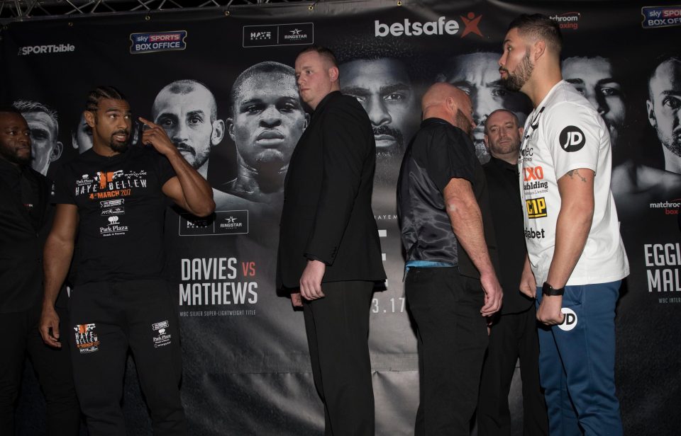  David Haye and Tony Bellew's fight is attracting a lot of attention