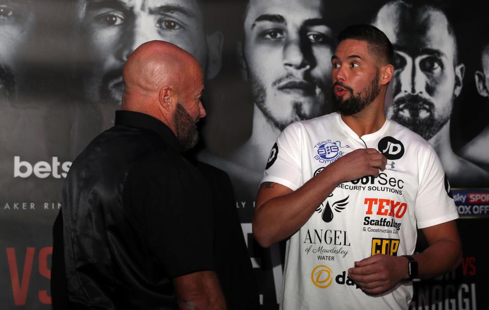  Bouncers have had to keep David Haye and Tony Bellew apart at their media meetings