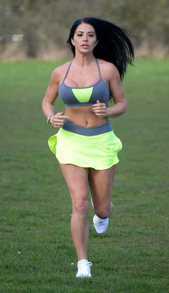  Jacqui Ryland went for an outdoor workout on Thursday