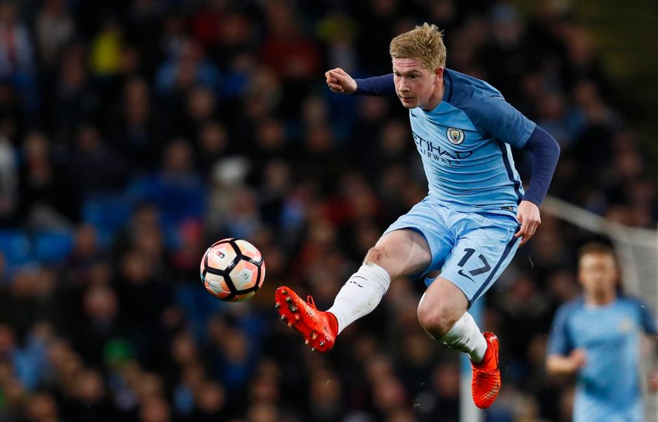  Kevin De Bruyne, with 71 chances created, is likely to be Eriksen's closest competitor