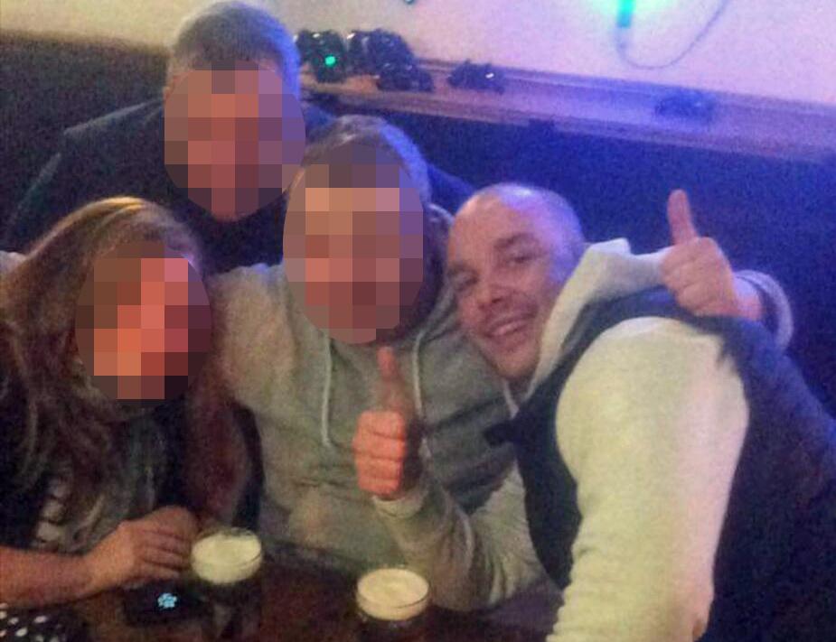  Drinking with pals . . . McCann out boozing on night of the assault