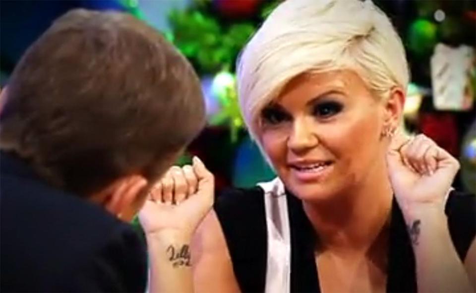  Kerry Katona admitted to taking drugs and trying to self harm