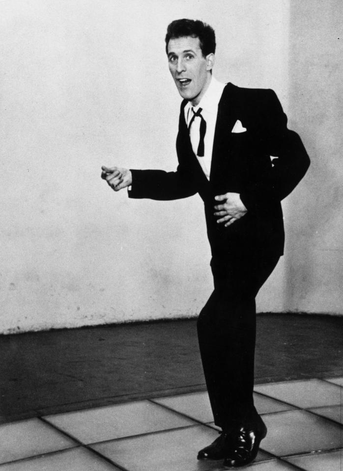  Bruce, pictured here 1950, made his first television appearance aged 11 and his career spanned over seven decades