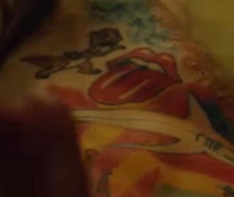  THE iconic Rolling Stones lips is one of Ed’s most recent tattoos, in memory of when he opened for the band in 2015.