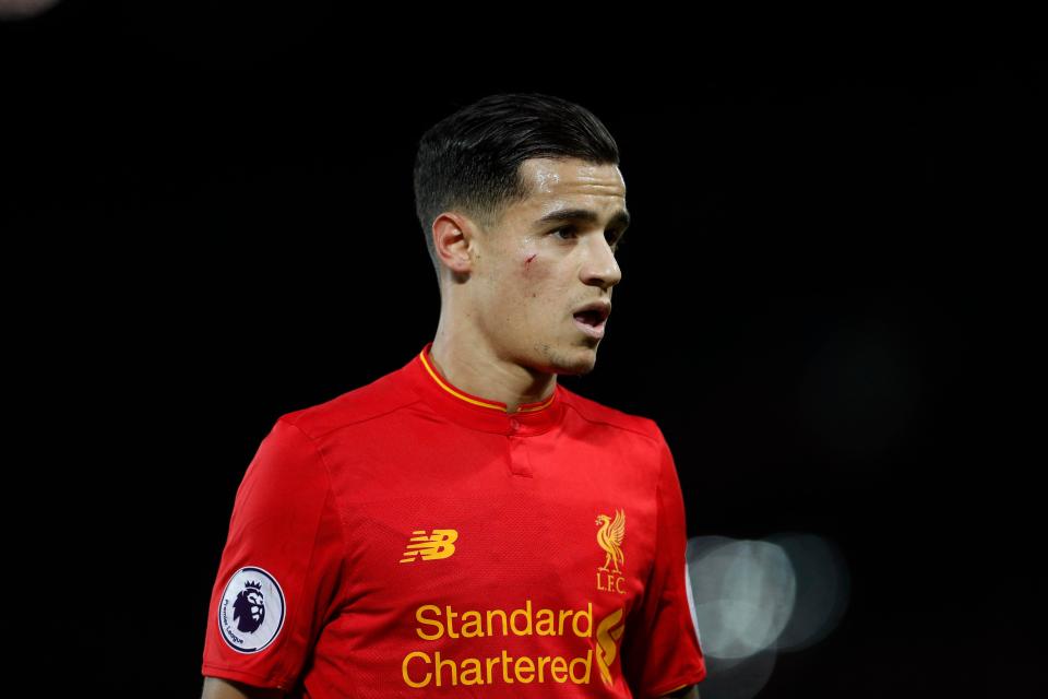  Liverpool's Philippe Coutinho is also being targeted by Barcelona in the summer